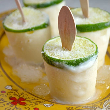 Creamy Margarita Popsicle