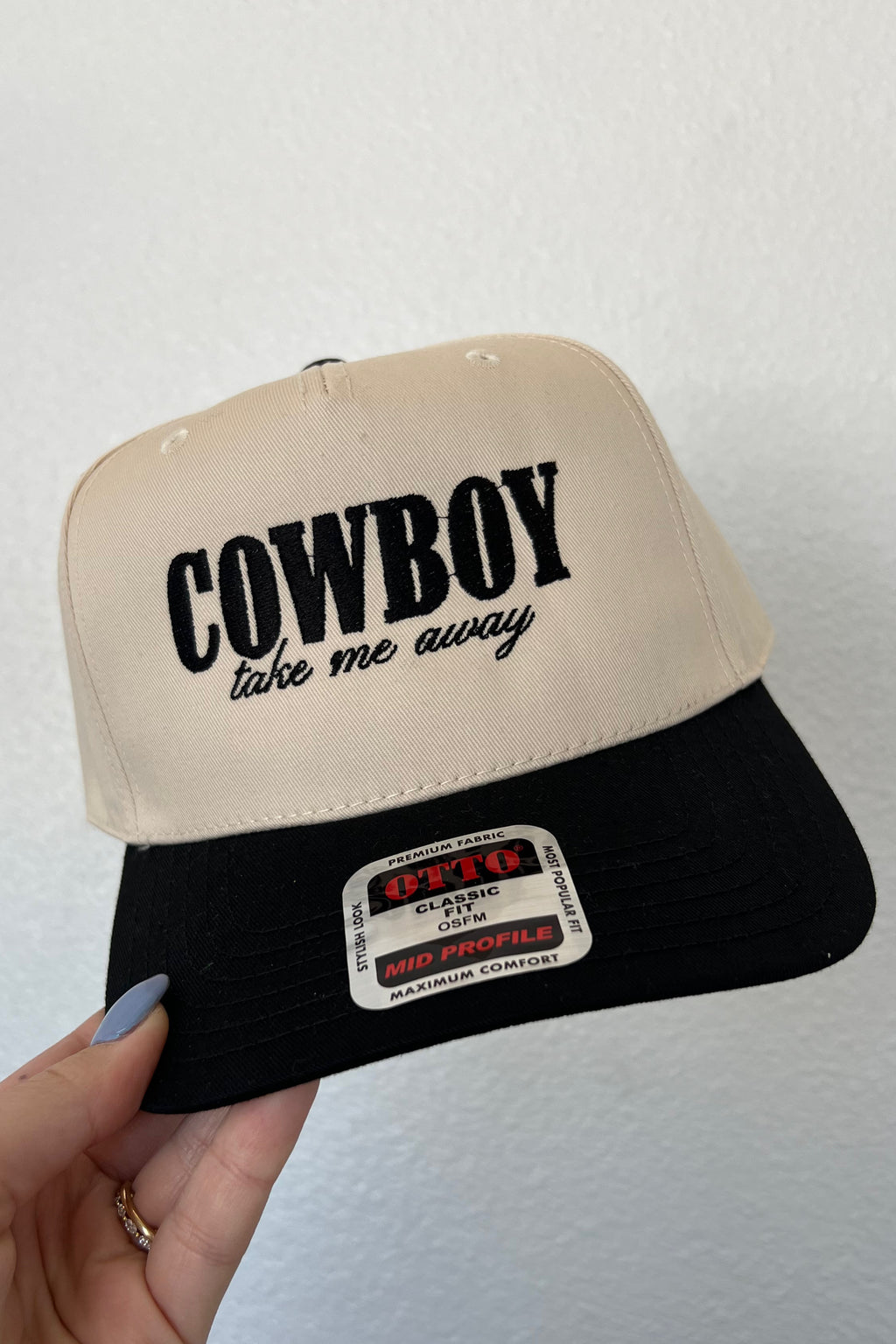 On Some Cowboy Shiz Western Country Outlaw Retro Vintage Style Trucker Hat Cap Vintage Cowboy Trucker Cap - Flying S Company main image 4