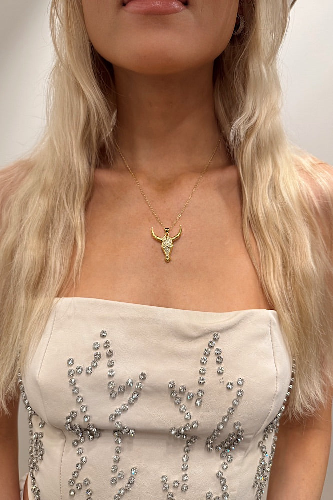 Luxe Bull Necklace