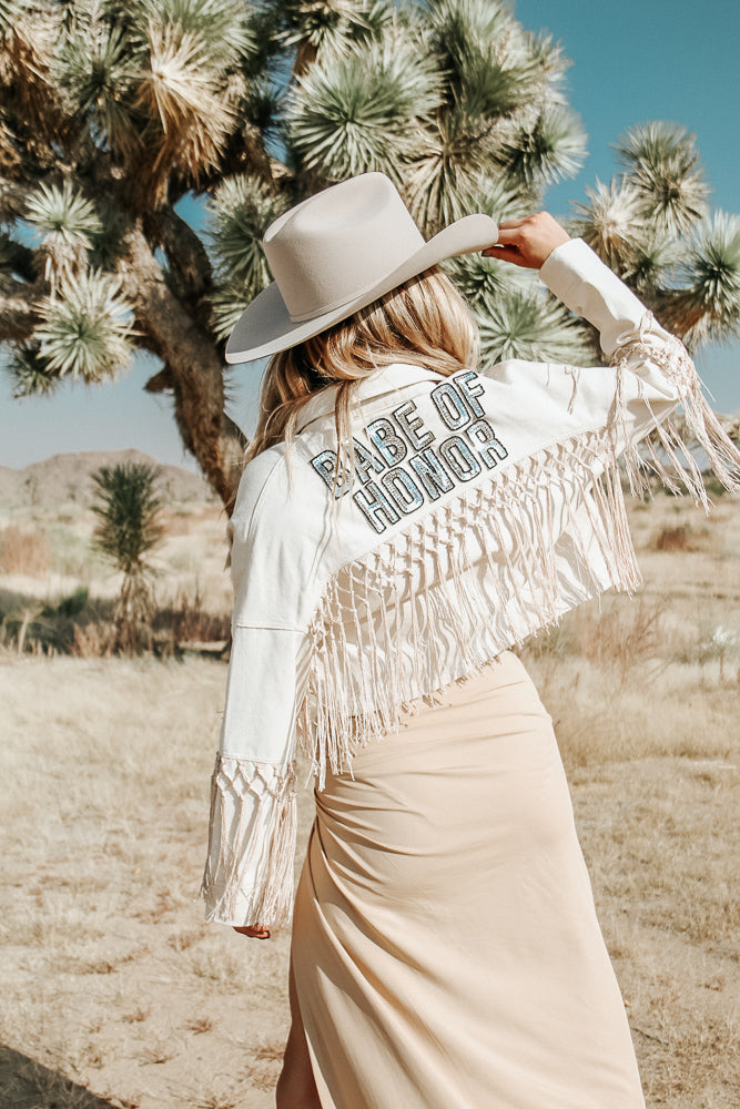 Babe Of Honor Farrah Jacket- Cream – Trendy and Tipsy