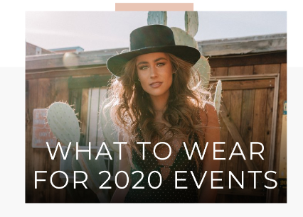What To Wear For 2020 Events