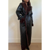 Midnight Muse Faux Leather Coat