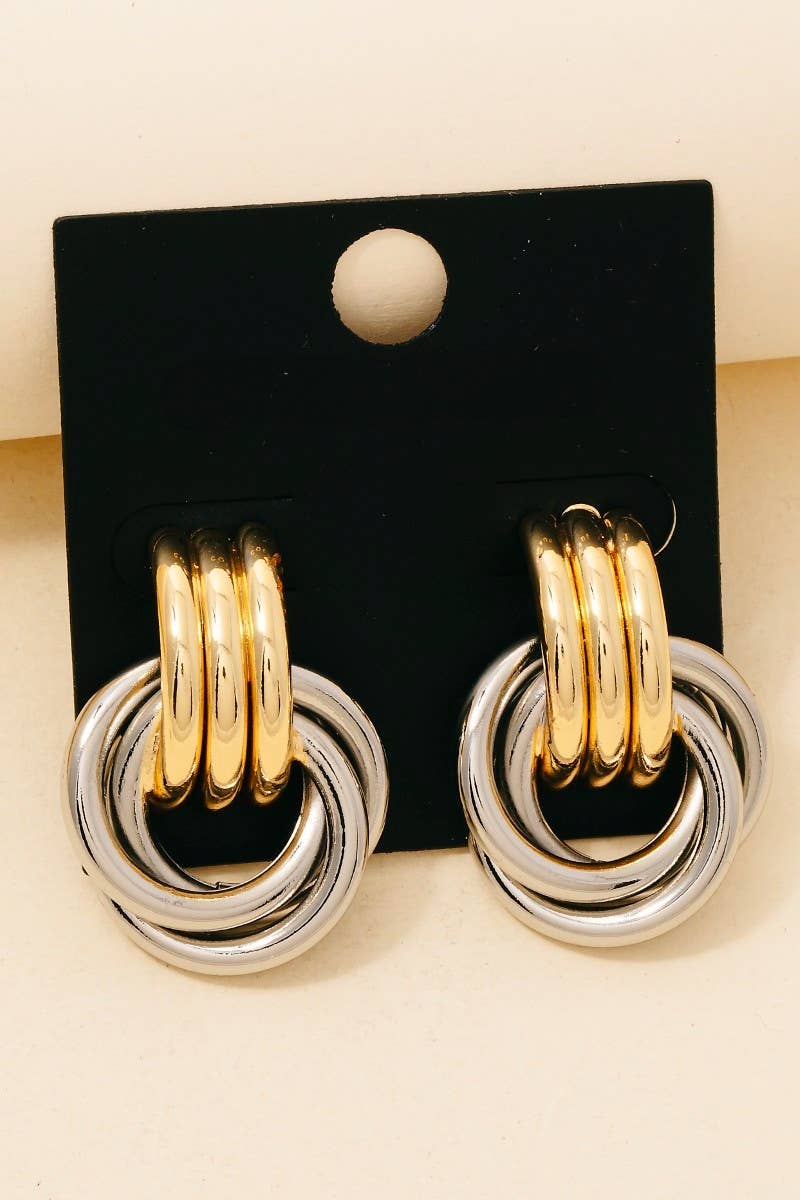 Two Tone Earrings