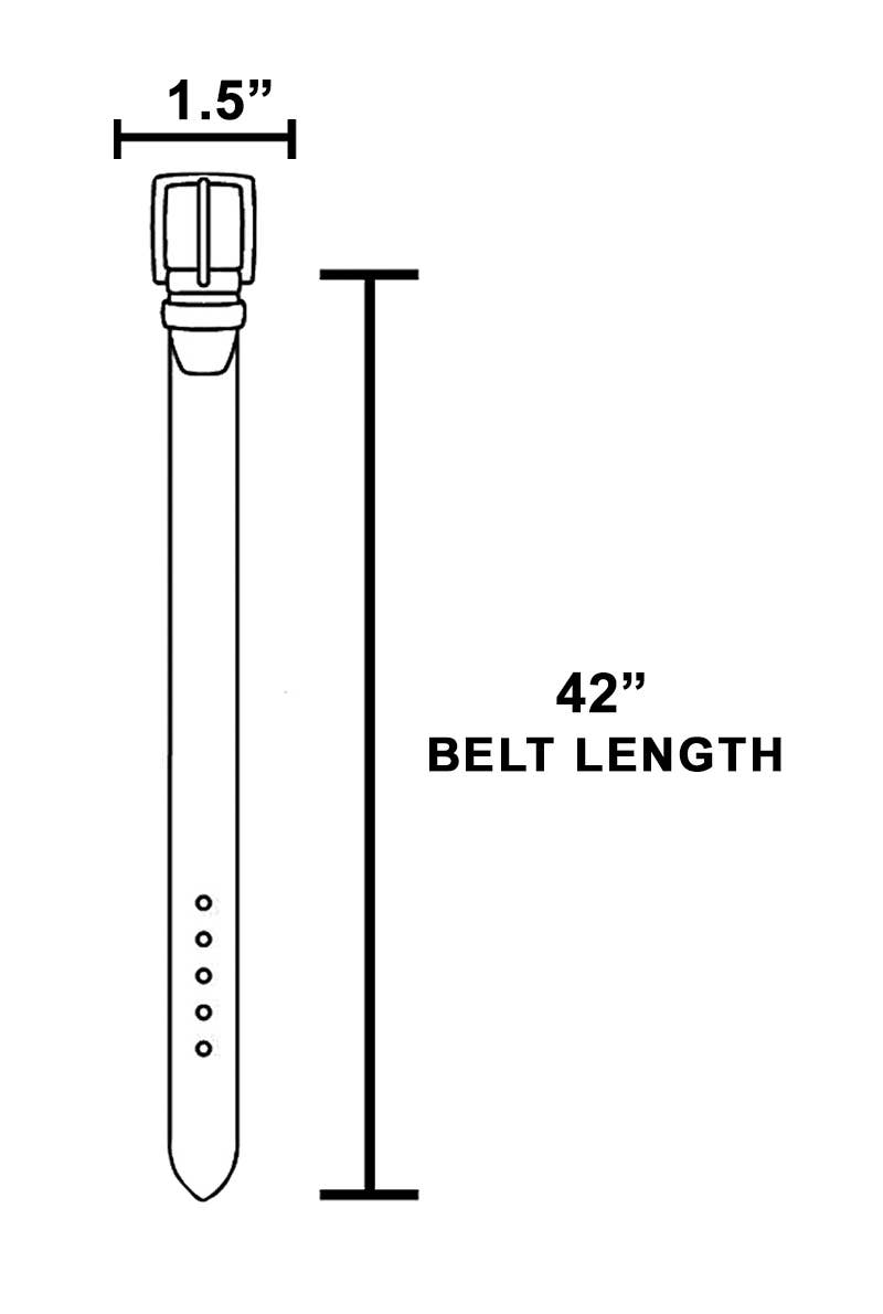 Anarchy Street - Smooth Faux Leather Belt: SBK