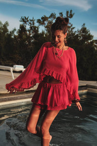Newport Crochet Lace Skort