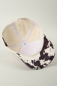 Howdy Darlin Two Tone Cow Print- Black
