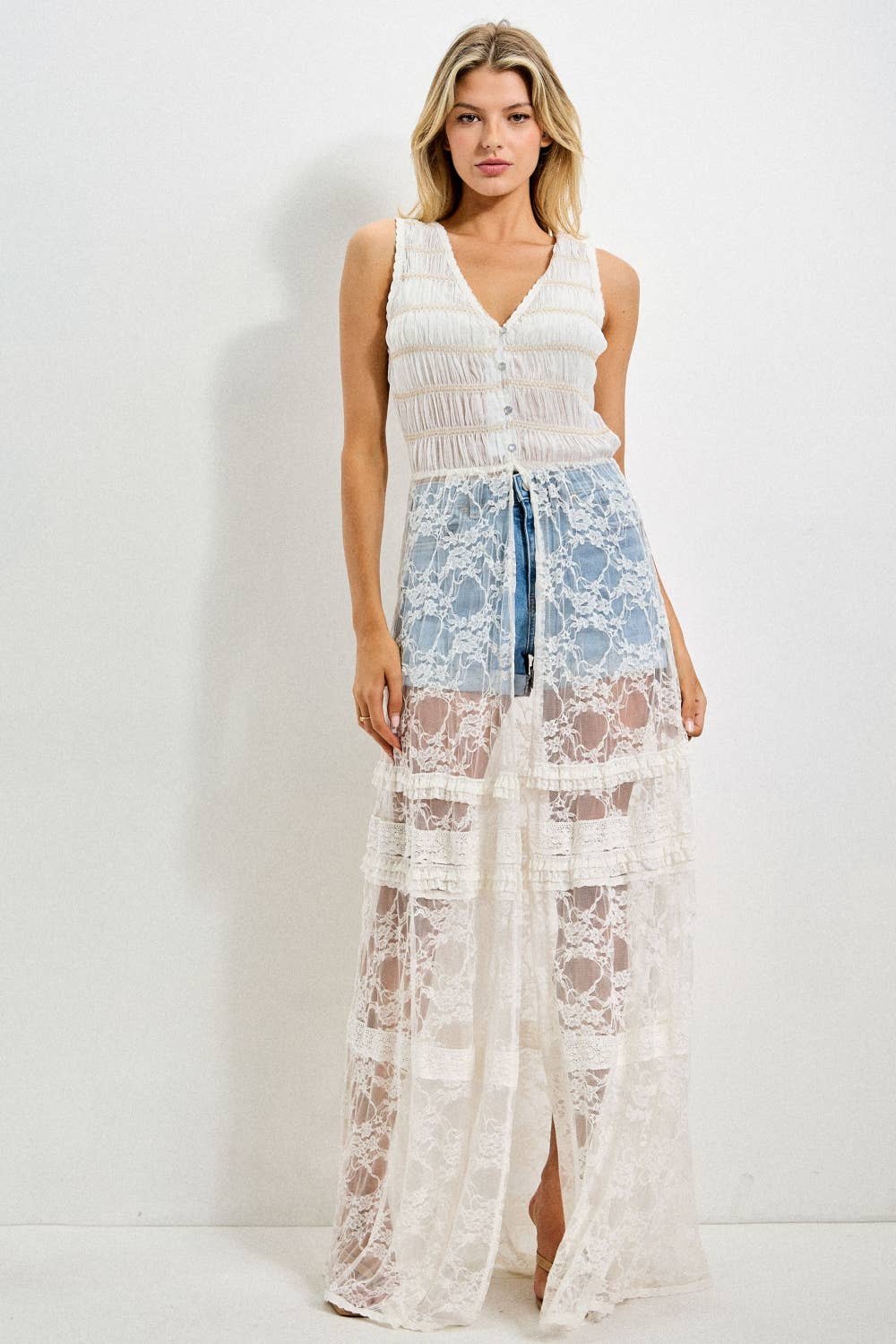 Desert Duster Lace Tank