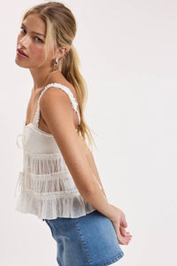Sweetheart Smocked Top