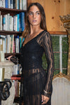 Wildera Lace Duster-Black
