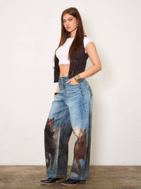 Howdy Horse Baggy Jeans