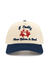 If Crabby, Take Me To The Beach Hat