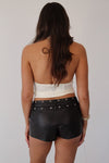 Rebel Leather Shorts