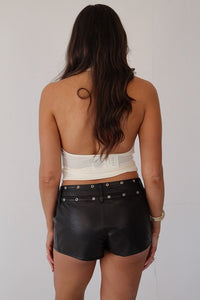 Rebel Leather Shorts