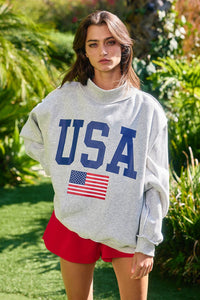 Pre-Order USA/AMERICA Reversible Mockneck
