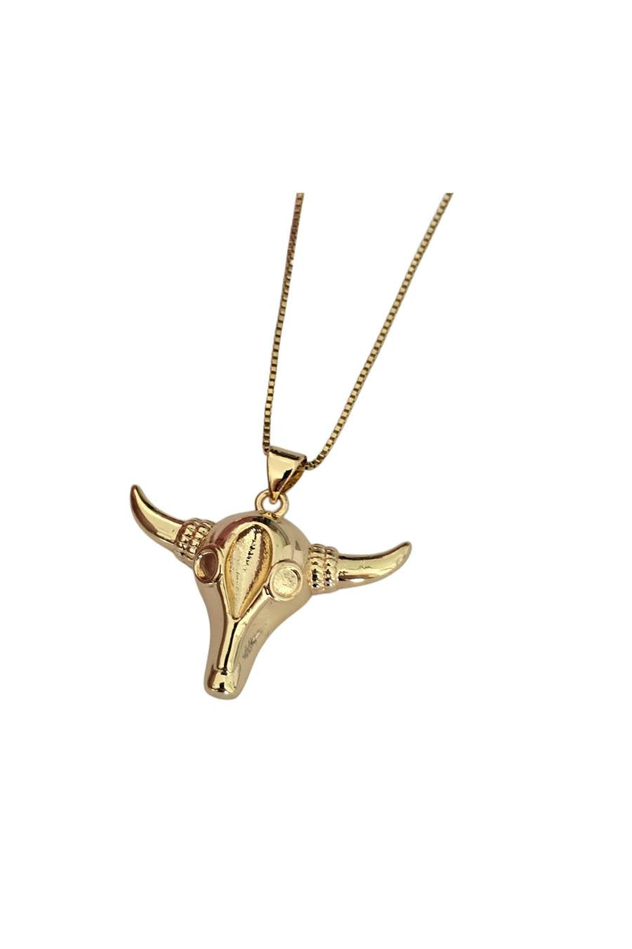 Wild West Bull Necklace