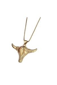 Wild West Bull Necklace