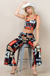 Cowboy Party Crop Top