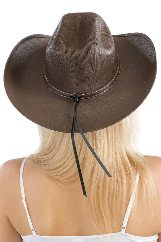 Vaquero Structured Cowboy Hat -Brown
