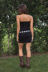Broncette Mini Dress- Black