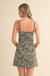 Denim Safari Mini Dress