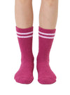Living Royal - Fuzzy Crew Socks w/ Bottom Grip Phrase - "Bring Me a Drink"