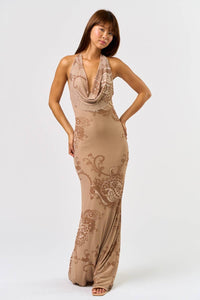 Paisley Allure Maxi Dress