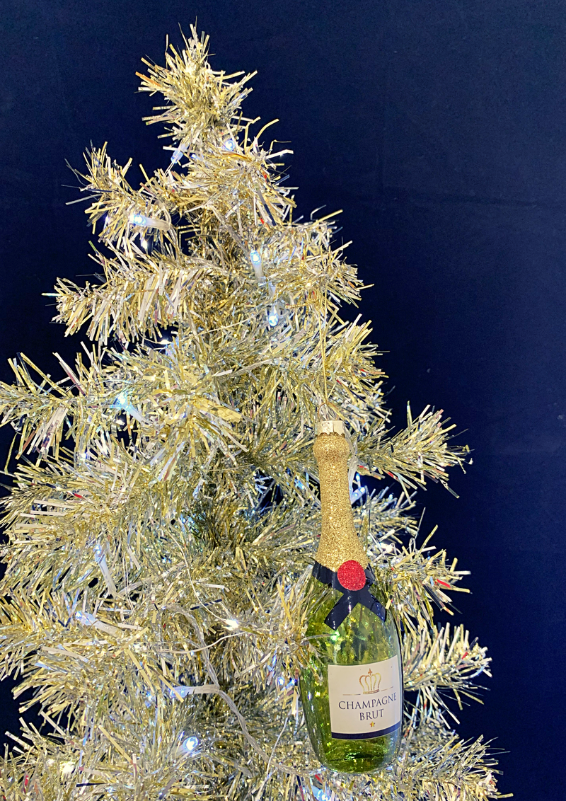 Tri-Connect, Inc. - Holiday Ornament Champagne Bottle