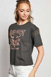 Wild West Rhinestone Fringe Tee