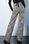 Wild Leopard Wide Leg Jeans