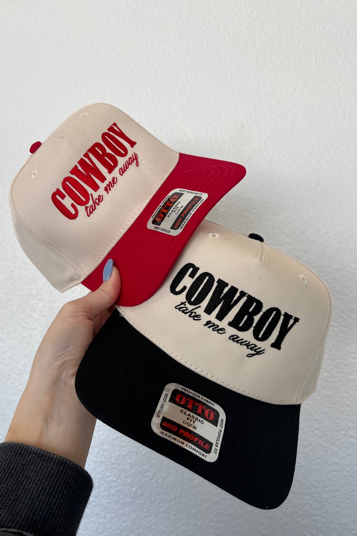 Pre-Order Cowboy Take Me Away Trucker Hat- Black