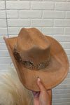 Concho Cowboy Hat- Brown