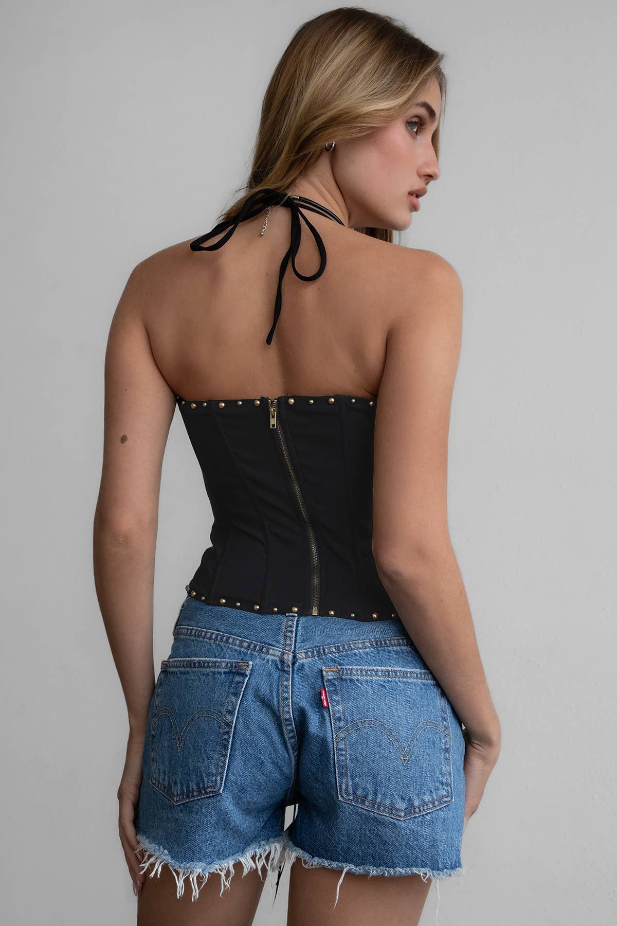Raelynn Corset Top- Brown