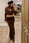 Espresso Lace Top