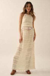 Ocean House Lace Maxi Skirt