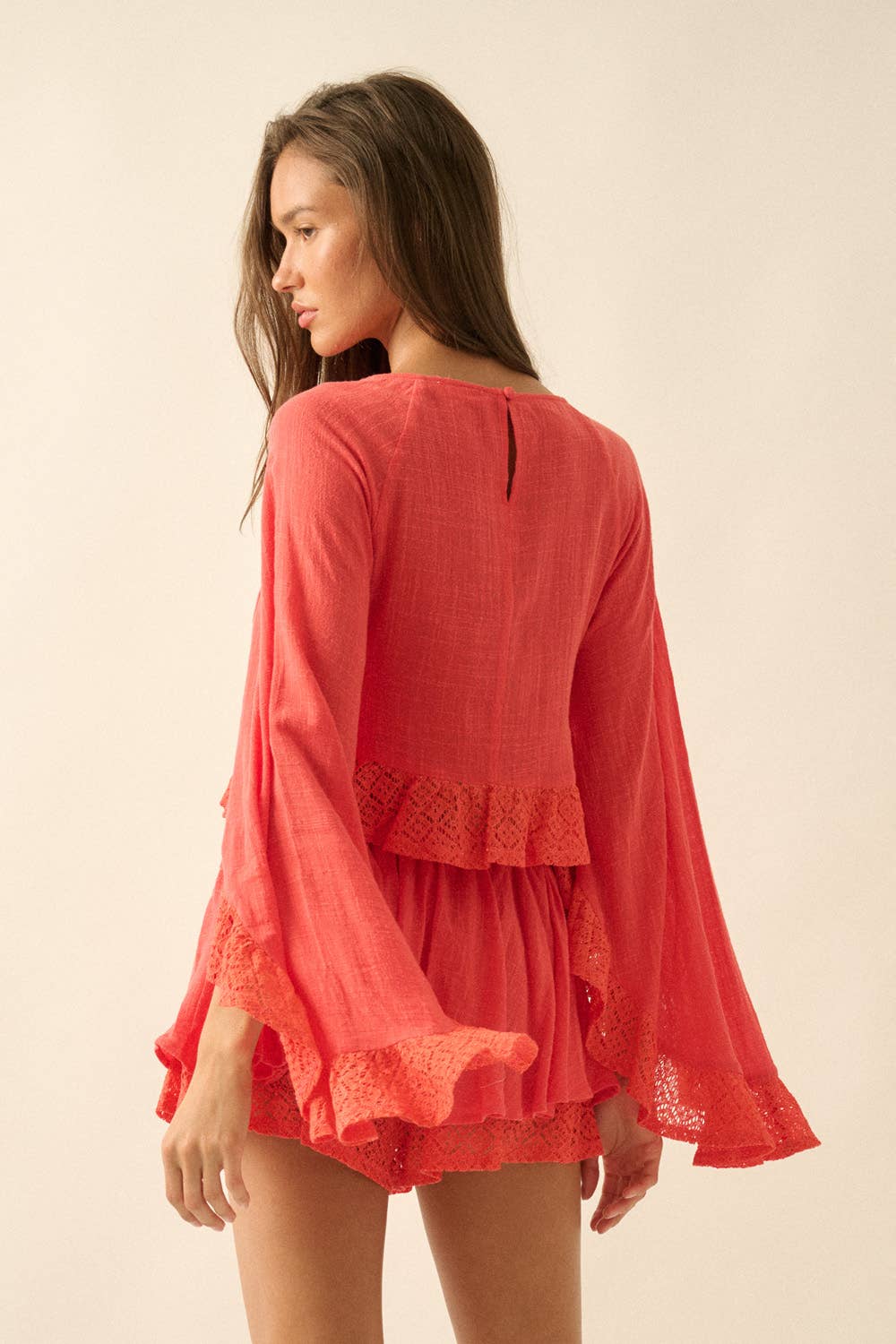 Newport Crochet Lace Top