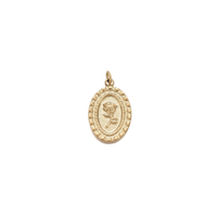 Gold Vintage Rose Charm