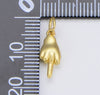 Dainty Middle Finger Charm