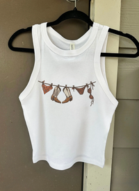 Cowgirl Summer Cropped Tank
