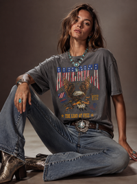America Eagle Land of Free Tee