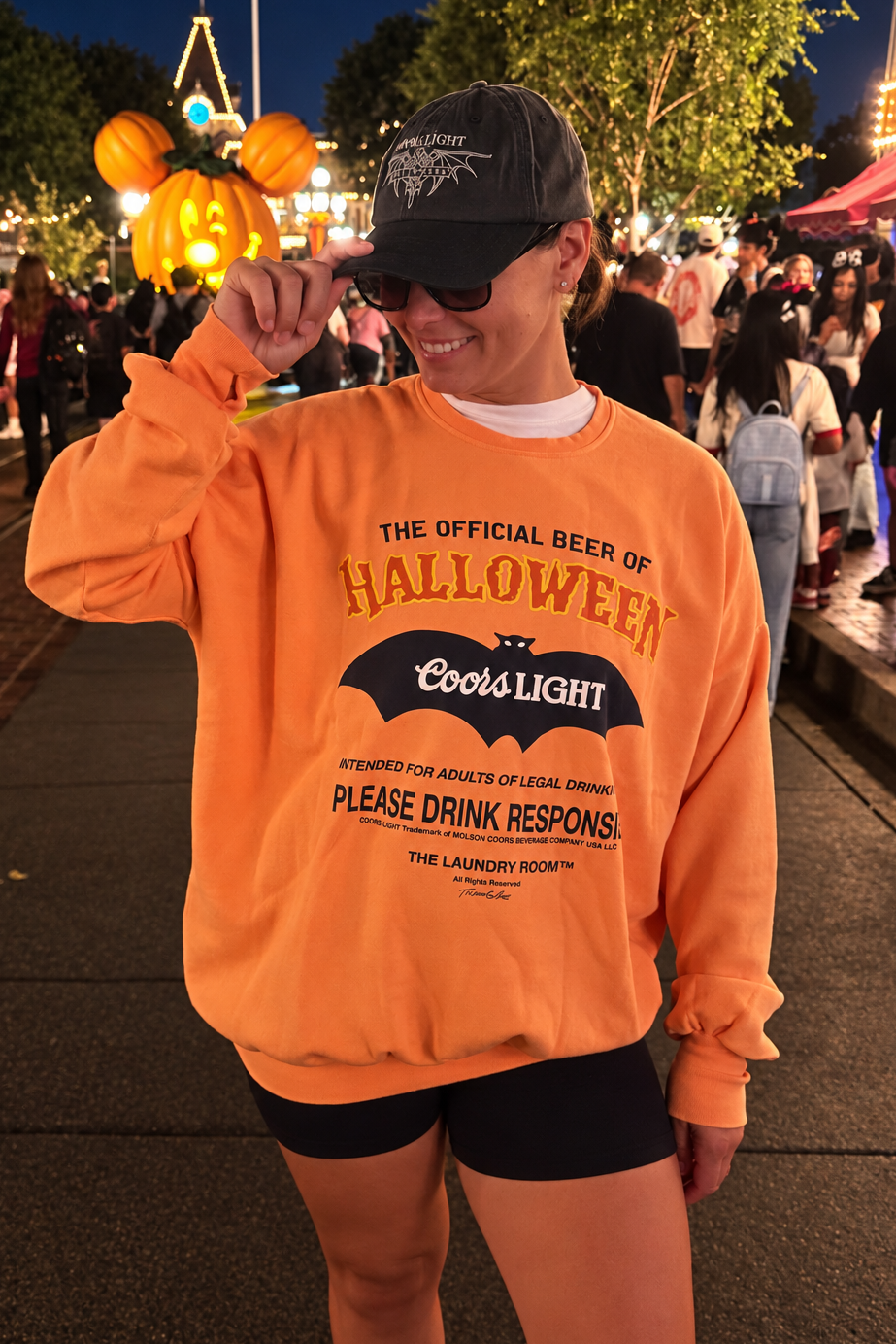 Coors Light Official Halloween - Jump Jumper - Orange