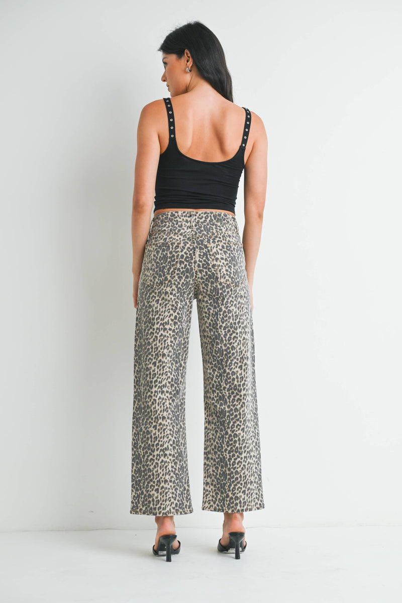 Rogue Leopard Print Jeans