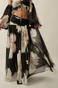 Martha’s Vineyard Floral Maxi Skirt