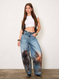 Howdy Horse Baggy Jeans