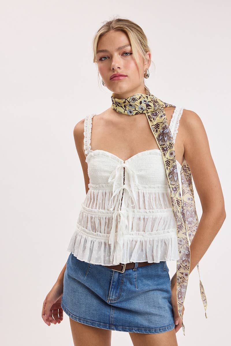 Sweetheart Smocked Top