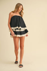 Santorini Lace Romper