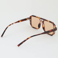 Tinted Block Aviator Sunglasses