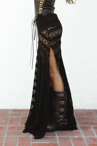 Mariss Maxi Lace Skirt