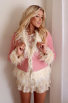 Almost Famous Fur Coat - Pink