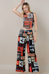 Cowboy Party Mesh Crop Tank