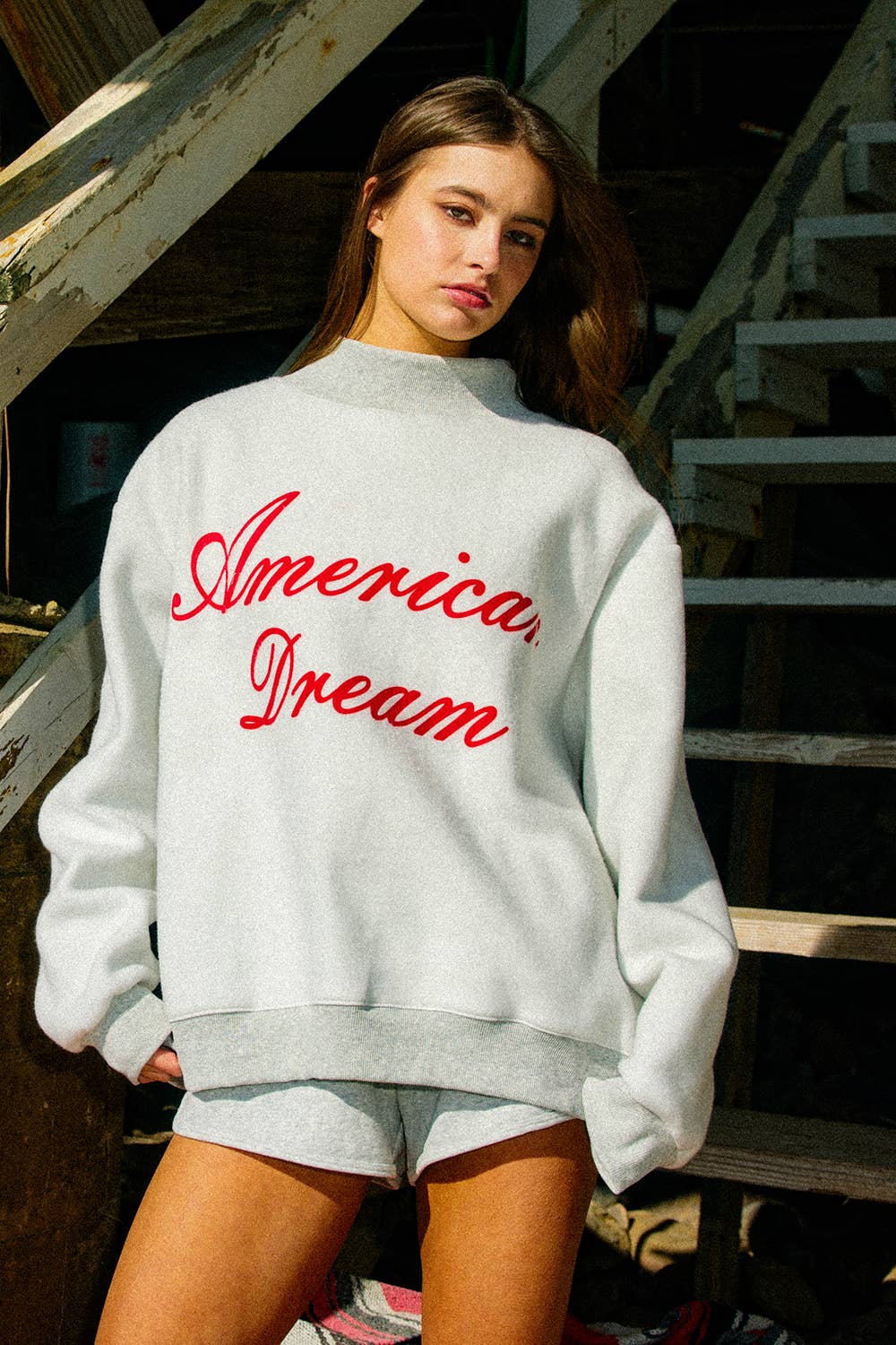 Gods Country/American Dream Mockneck Sweatshirt